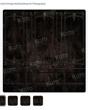 52 black vintage wall